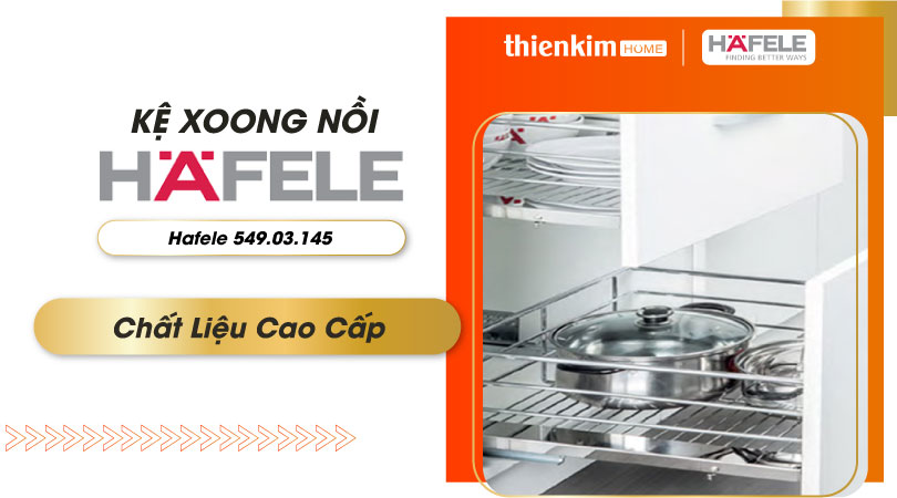 Chất liệu cao cấp Kệ xoong nồi Hafele 549.03.145